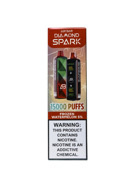 希少！KaijinArt Vaping-eonシャワーズ風　テクスチャーホロ Air Bar Diamond Spark 15K Virginia Tobacco | GetPop