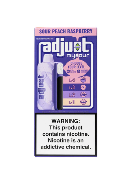 Adjust MySour 40K Sour Peach Raspberry
