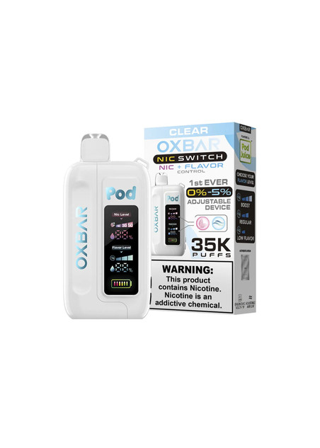 Oxbar x Pod Juice Nic Switch 35K Clear