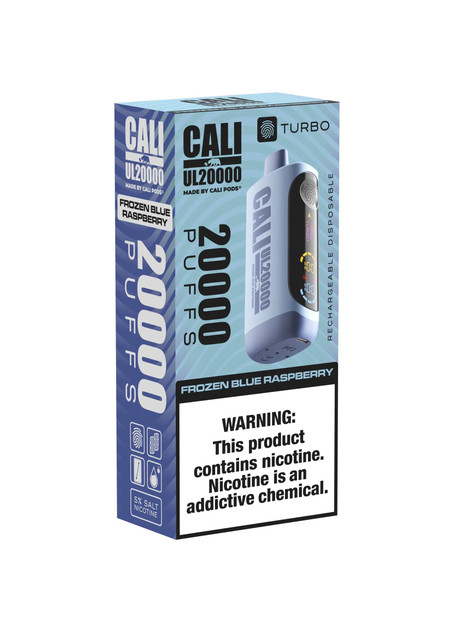 Cali UL20000 Frozen Blue Raspberry