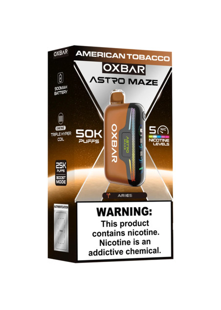Oxbar Astro Maze 50K American Tobacco