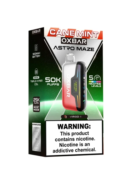 Oxbar Astro Maze 50K Cane Mint