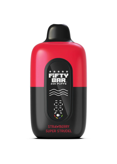 Fifty Bar 6500 Strawberry Super Strudel (Black Series) | GetPop