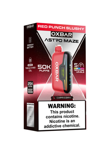 Oxbar Astro Maze 50K Red Punch Slushy