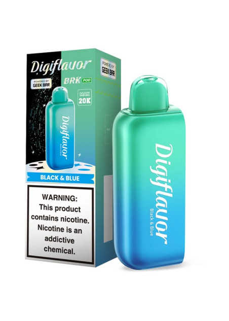 DigiFlavor BRK 20K Flavor Pod Black and Blue