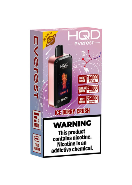 HQD Cuvie Everest 25K Blue Razz Ice | GetPop