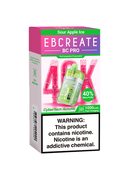 EB Create BC Pro 40K Sour Apple Ice