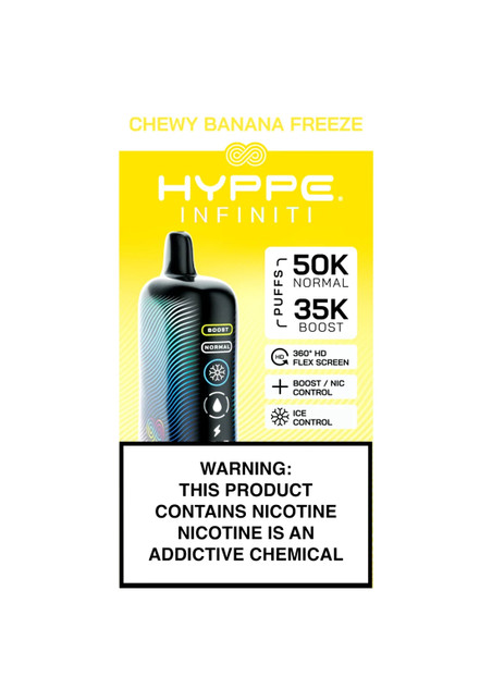 Hyppe Infiniti 50K White Gummy Freeze | GetPop