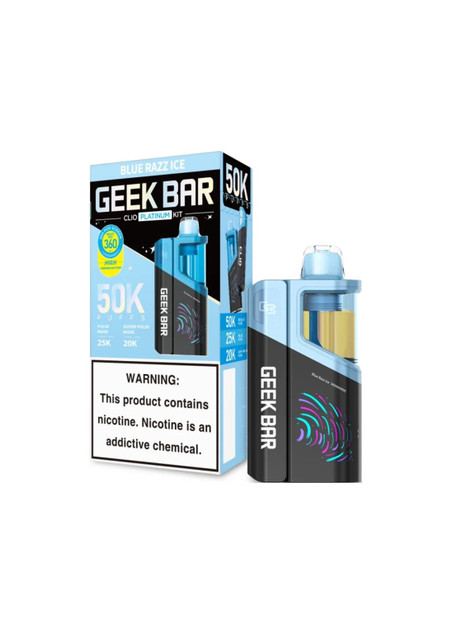 Geek Bar CLIO Platinum 50K Kit Blue Razz Ice