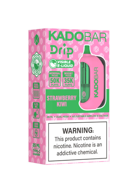 Kado Bar Drip 50K Strawberry Kiwi