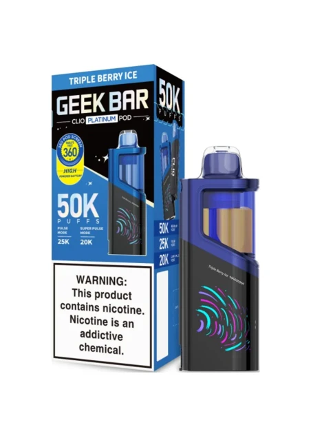 Geek Bar CLIO Platinum 50K Pod: Triple Berry Ice