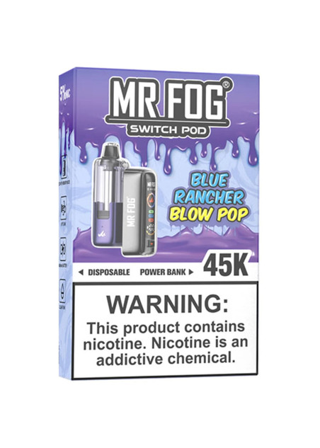 Mr Fog Switch Pod 45K Kit Blue Rancher Blow Pop