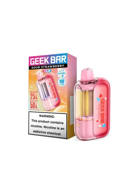 Geek Bar CLR 50K Sour Strawberry