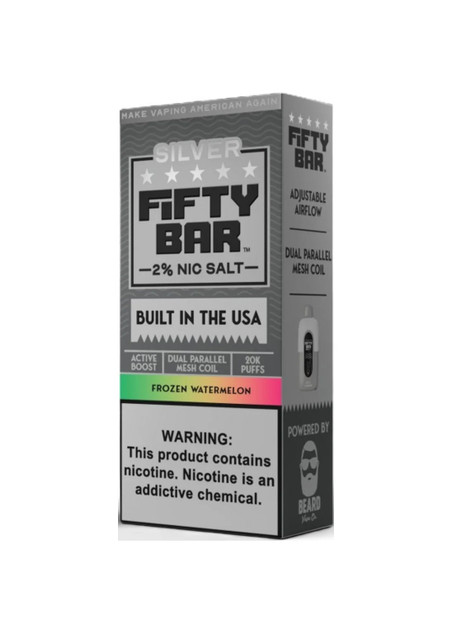 Fifty Bar 20K Silver Series 2% Frozen Watermelon 2%