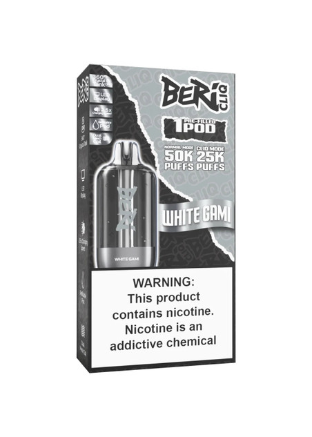 Beri CLIQ 50K Refill Pod White Gami