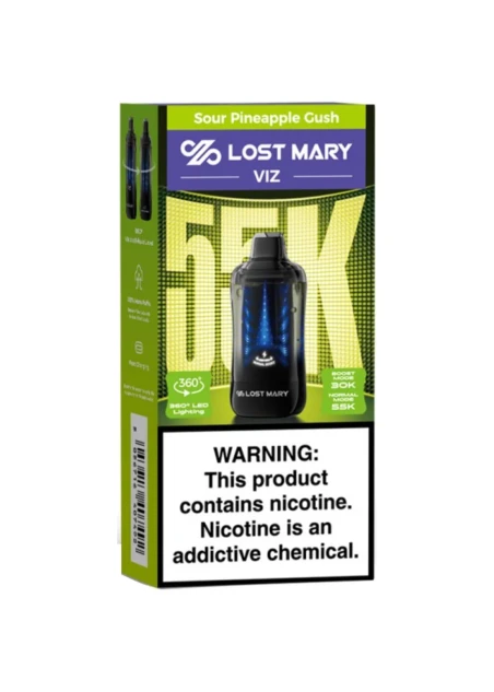Lost Mary VIZ 55K: Sour Pineapple Gush