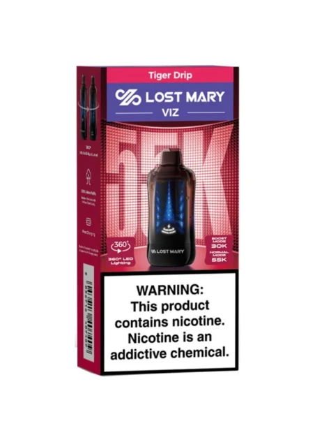 Lost Mary VIZ 55K: Tiger Drip