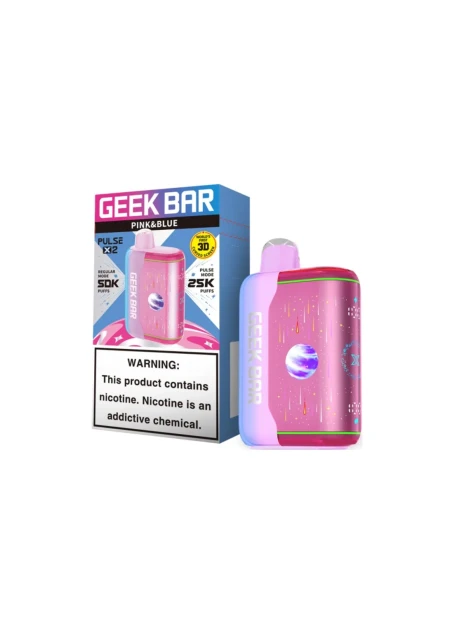 Geek Bar Pulse X2 50K: Pink and Blue