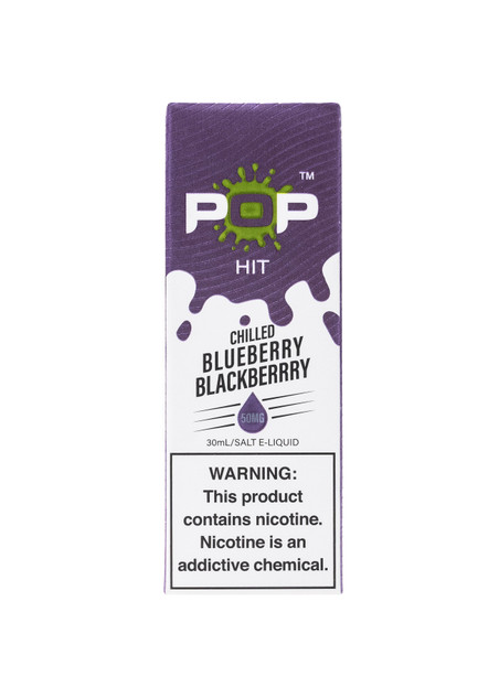 Pop Hit Salt Chilled Blueberry Blackberry