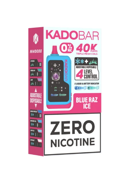 Kado Bar NI40K ZERO: Blue Raz Ice 0%