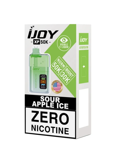 iJoy XP50000 ZERO: Sour Apple Ice 0%