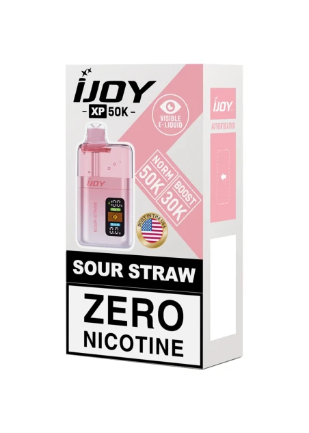 iJoy XP50000 ZERO: Sour Straw 0%