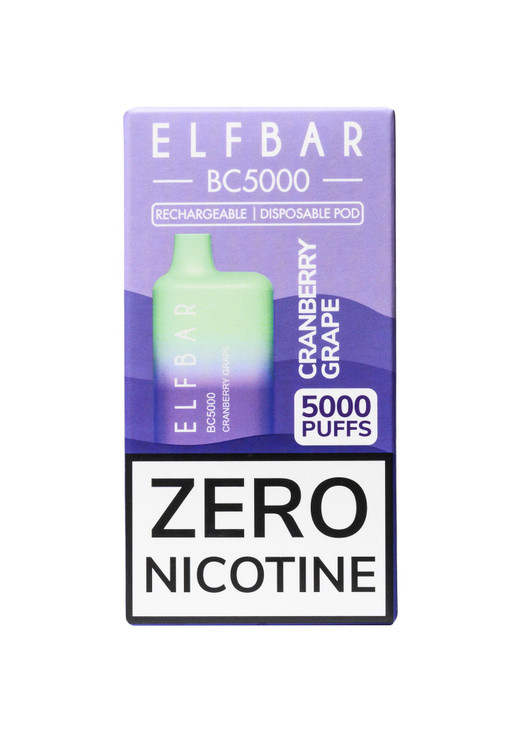 Elf Bar ZERO BC5000 Cranberry Grape 0%