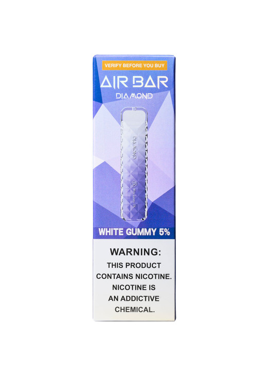Air Bar Diamond 500 White Gummy