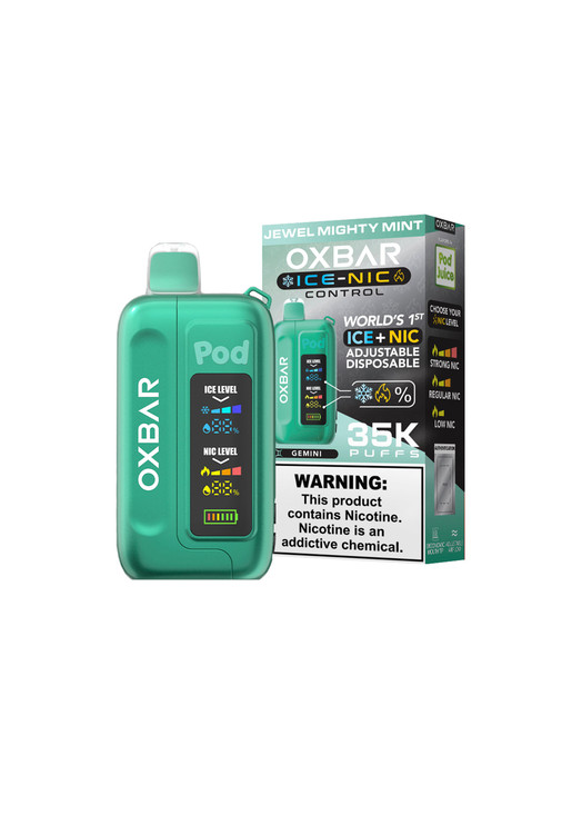Oxbar x Pod Juice Ice-Nic Control 35K Jewel Mighty Mint