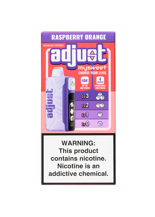 Adjust MySweet 40K Raspberry Orange
