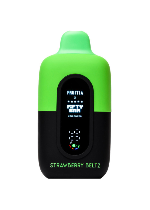 Fruitia x Fifty Bar 20K Strawberry Beltz (Sour Strawberry Gummy)