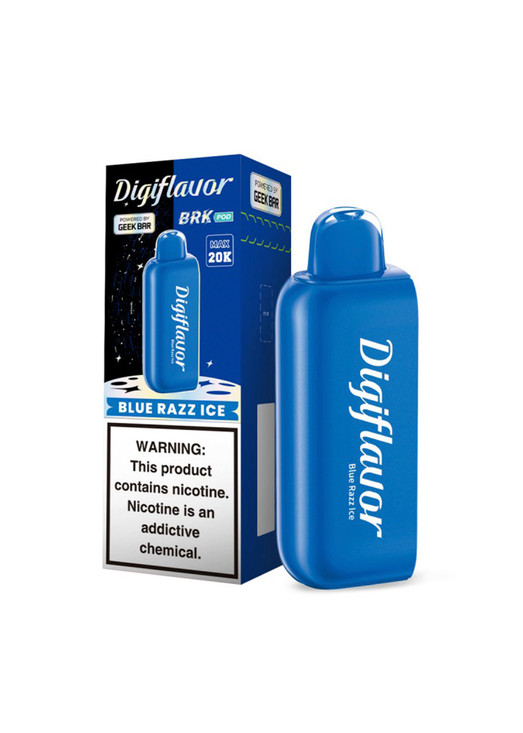 DigiFlavor BRK 20K Flavor Pod Blue Razz Ice | GetPop