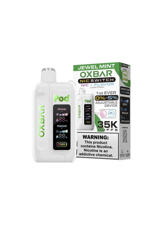 Oxbar x Pod Juice Nic Switch 35K Jewel Mint