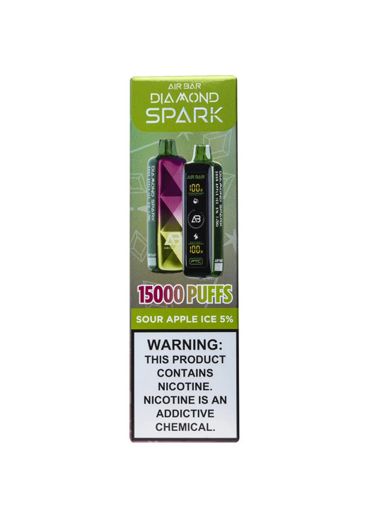 Air Bar Diamond Spark 15K Sour Apple Ice