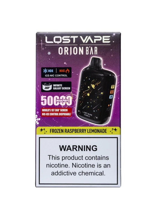 Lost Vape Orion Bar 50K Frozen Raspberry Lemonade