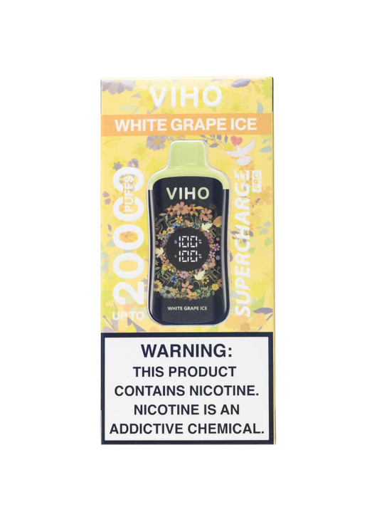 VIHO Supercharge Pro 20K White Grape Ice