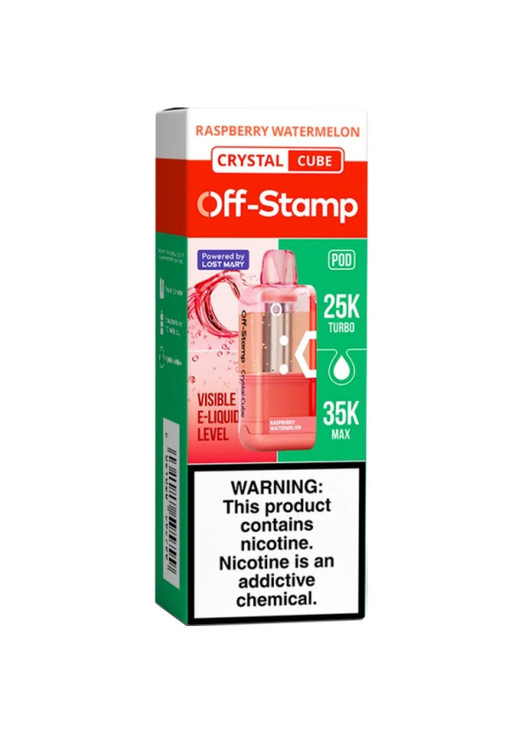 Off-Stamp Crystal Cube Pod Raspberry Watermelon