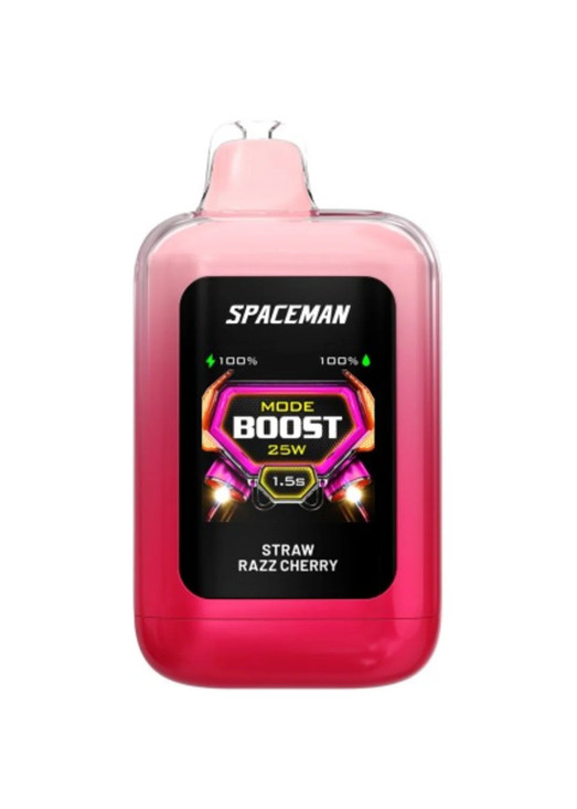 SMOK Spaceman Nebula 25K Plus Straw Razz Cherry