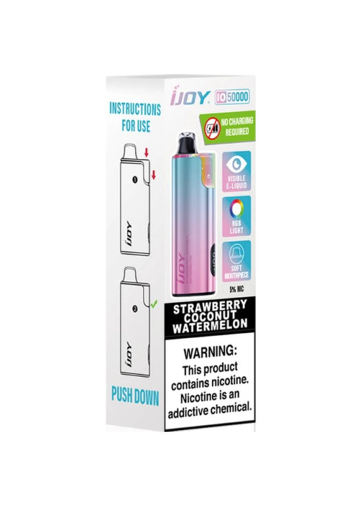 iJoy Bar IO50000 Strawberry Coconut Watermelon