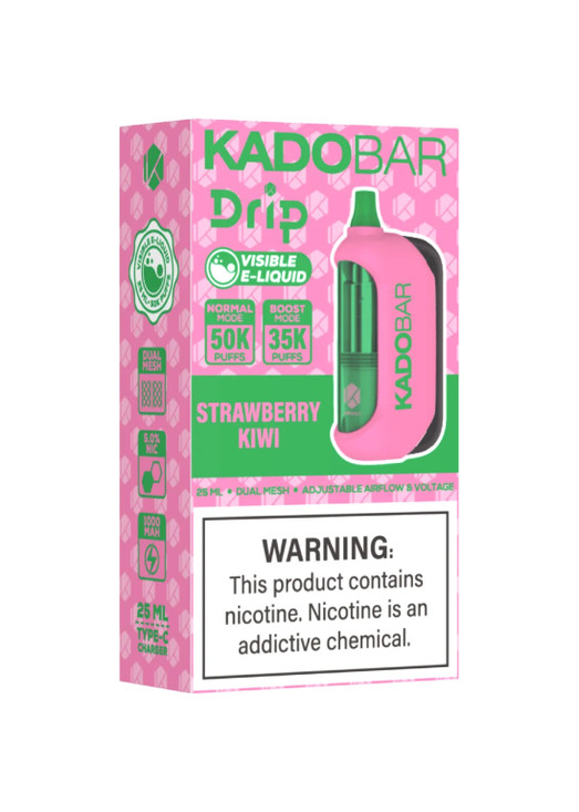 Kado Bar Drip 50K Strawberry Kiwi