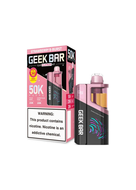 Geek Bar CLIO Platinum 50K Kit Strawberry B-Burst
