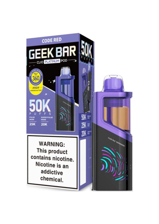 Geek Bar CLIO Platinum 50K Pod: Code Red
