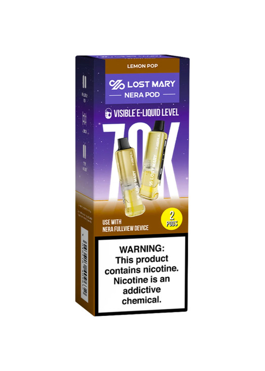Lost Mary Nera Fullview 70K Refill Pods Lemon Pop