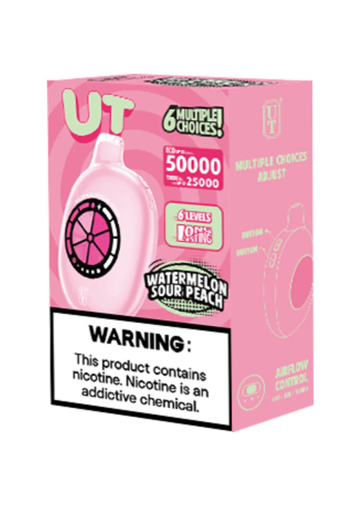 Flum UT 50K Watermelon Sour Peach