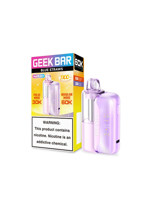 Geek Bar MATE 60K Kit Blue Straws
