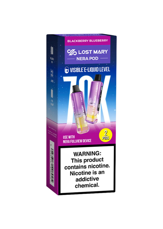 Lost Mary Nera Fullview 70K Refill Pods Blackberry Blueberry
