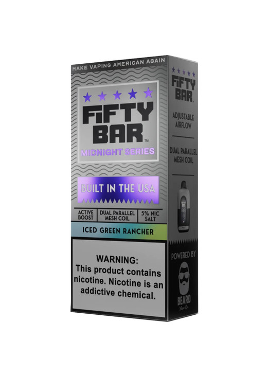 Fifty Bar 20K Iced Green Rancher