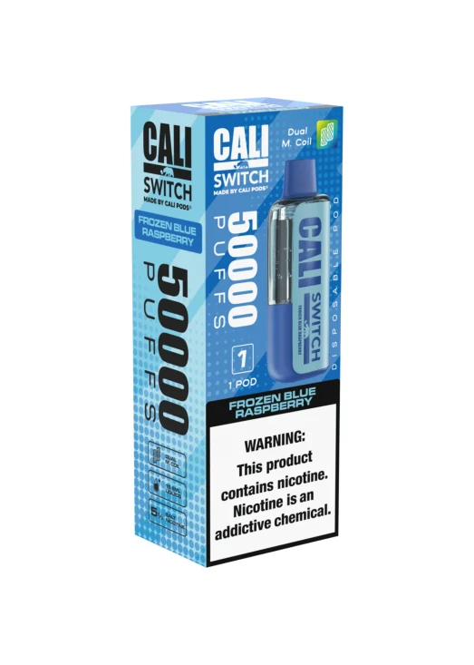 Cali Switch 50K Pod: Frozen Blue Raspberry