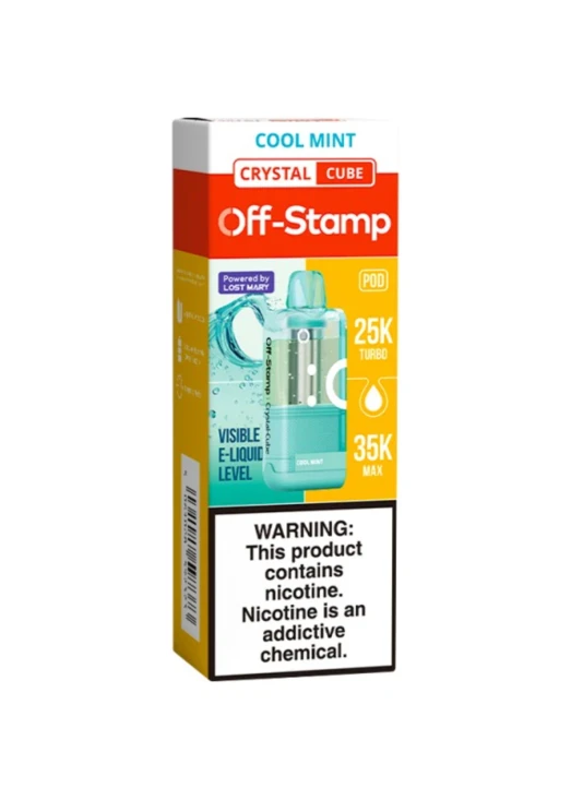 Off-Stamp Crystal Cube Pod: Cool Mint