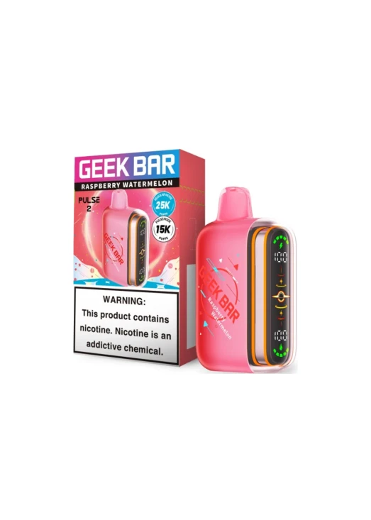Geek Bar Pulse 2 25K: Raspberry Watermelon